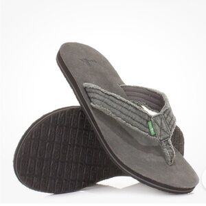 NWT, Men’s Sanuk Fraid Not Flip-Flops. Size 12..